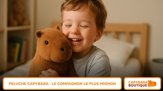 Peluche Capybara : Le Compagnon le Plus Mignon et Rassurant
