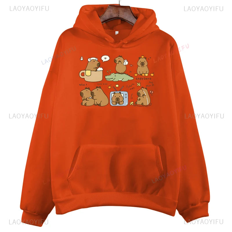 Sweat à Capuche Capybara Doux