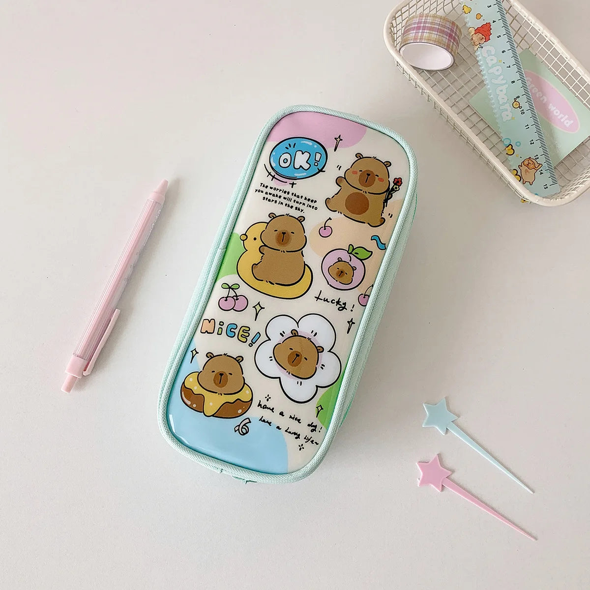 Trousse Verte Capybara