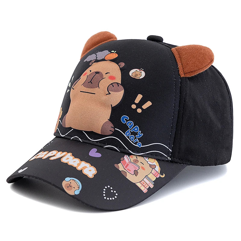 Casquette Capybara Enfant Oreille - Black / 50cm-54cm