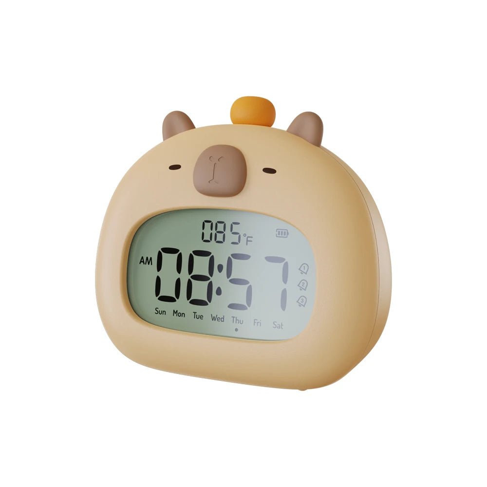 Réveil Capybara LED Mignon