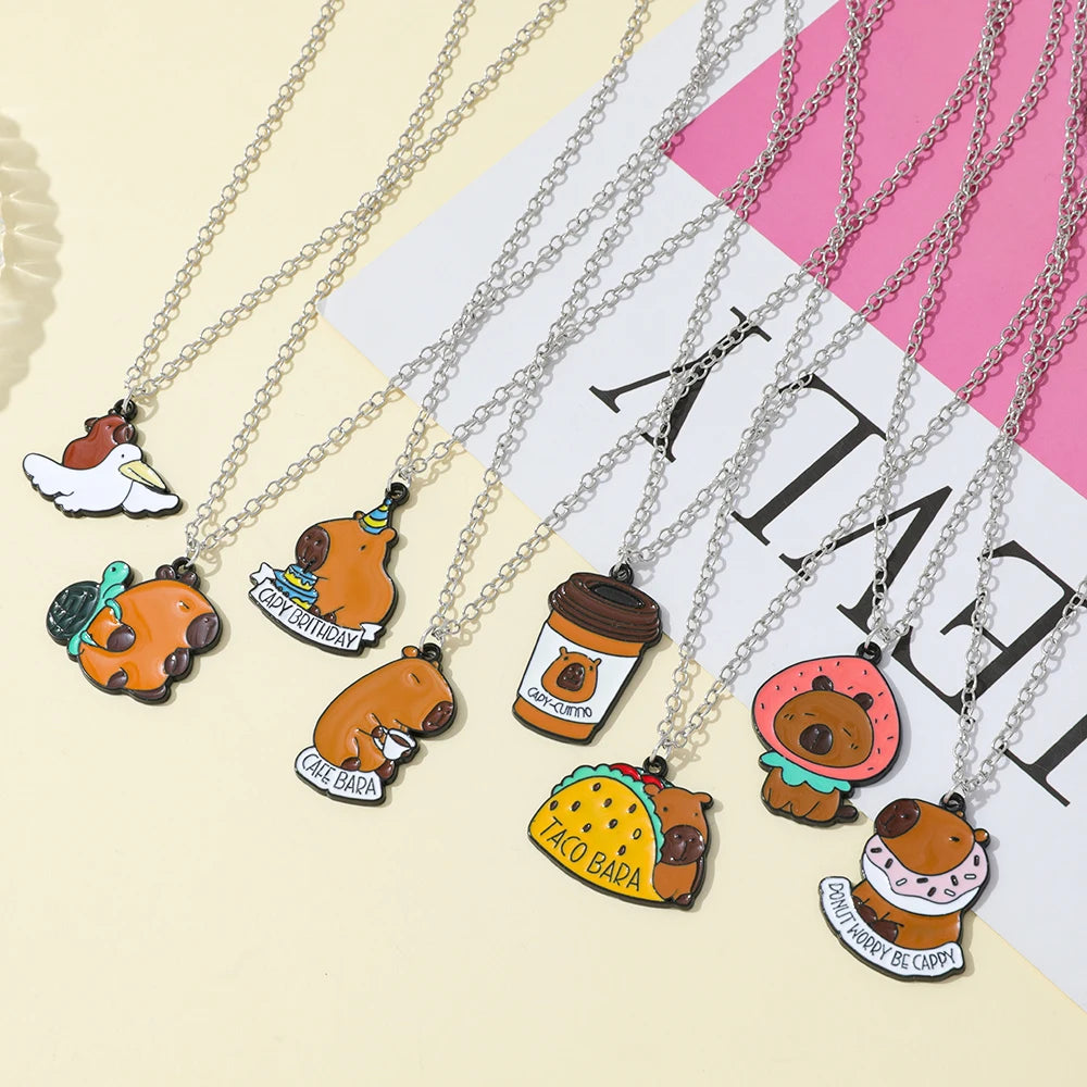 Collier Capybara Acier
