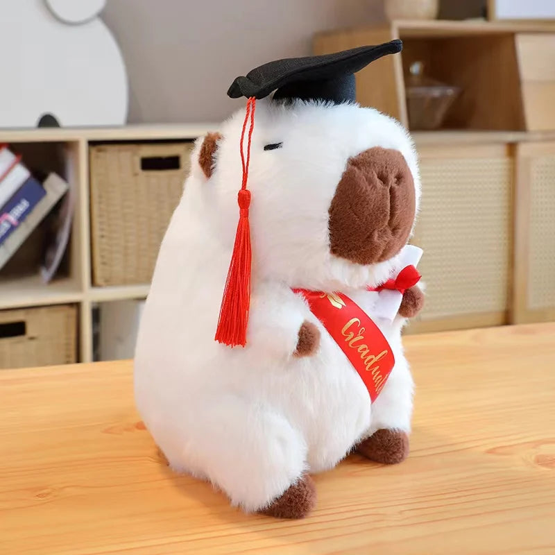 Peluche capybara Blanc
