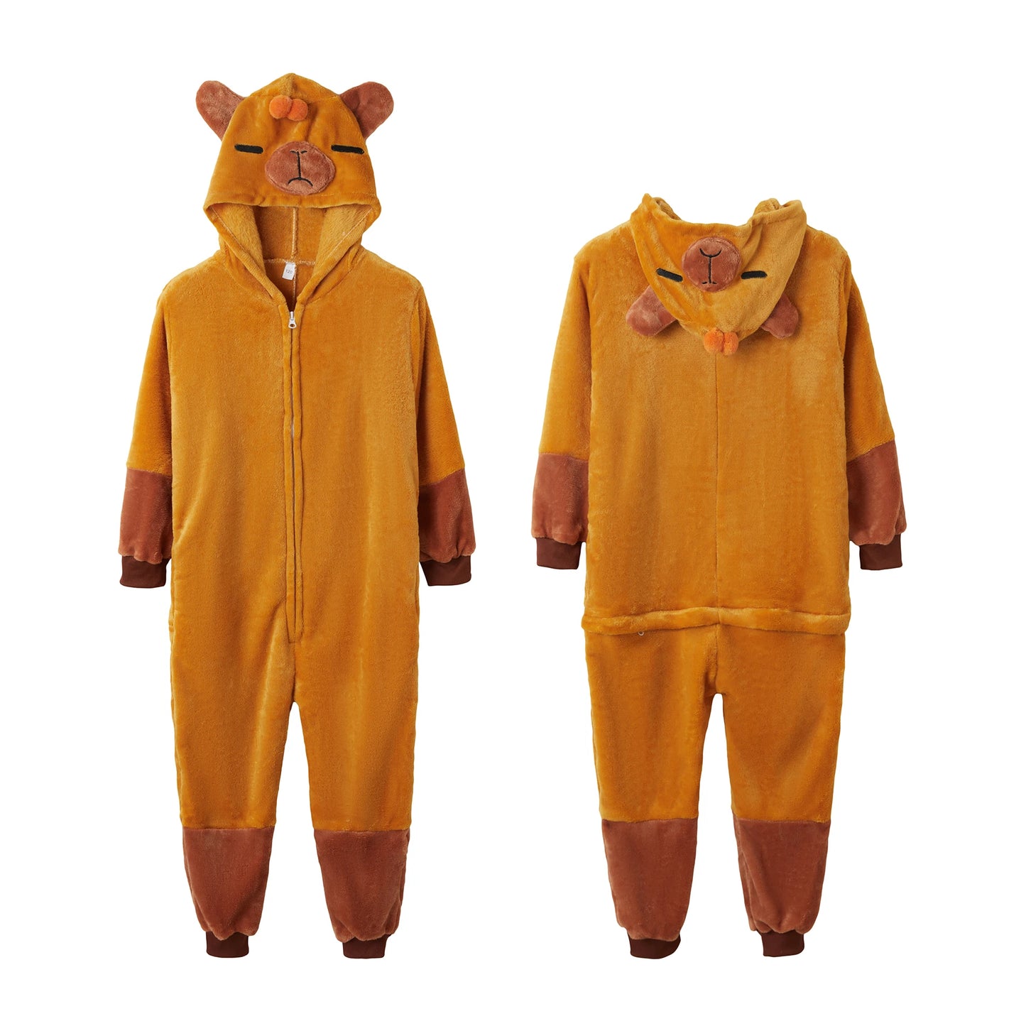 Combinaison Capybara Polaire Douce pour Adulte et Enfant