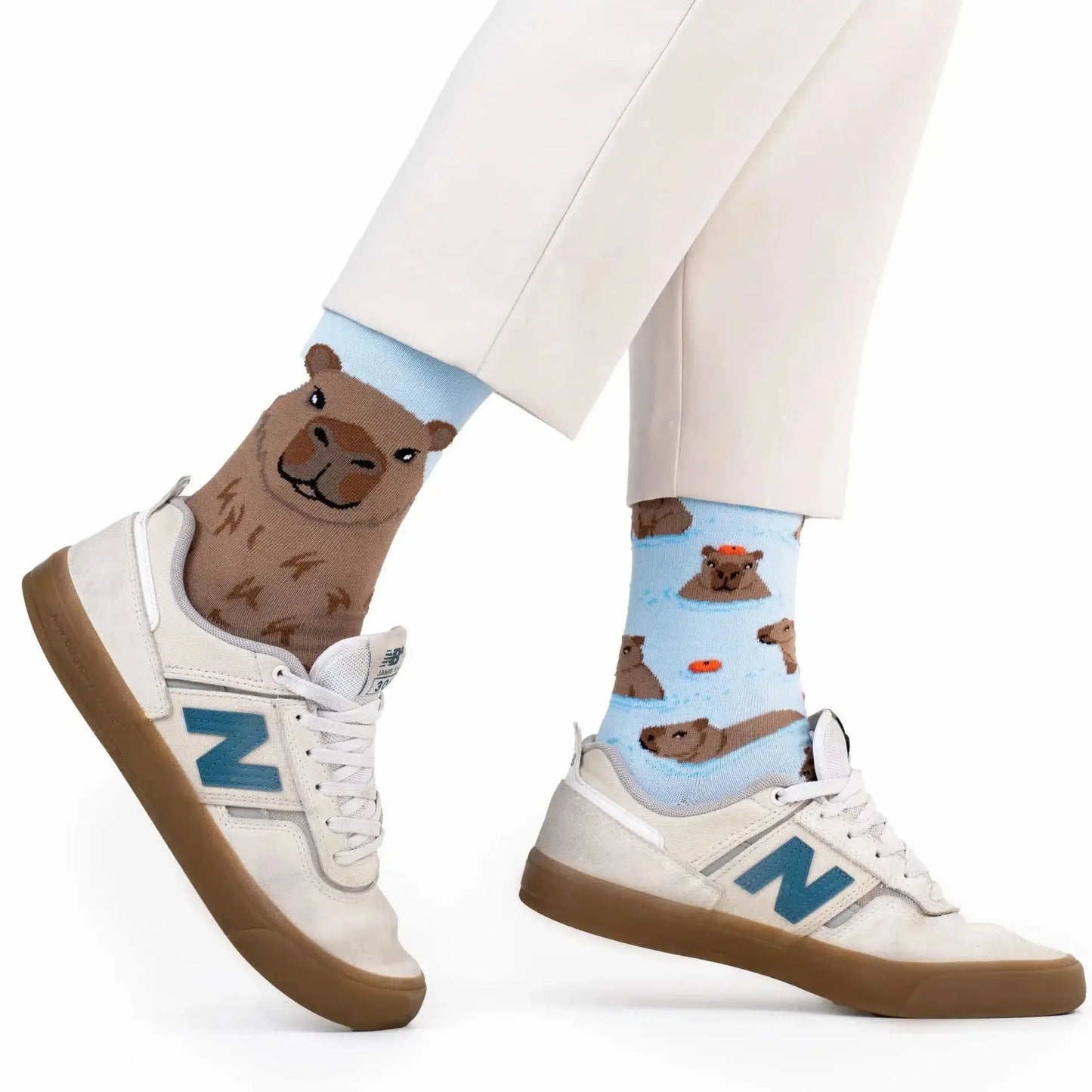 Chaussette Haute Drôle Capybara Unisexe