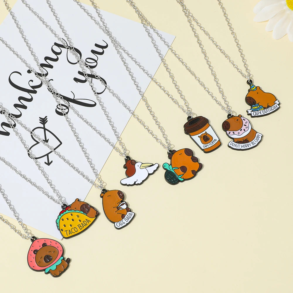 Collier Capybara Acier