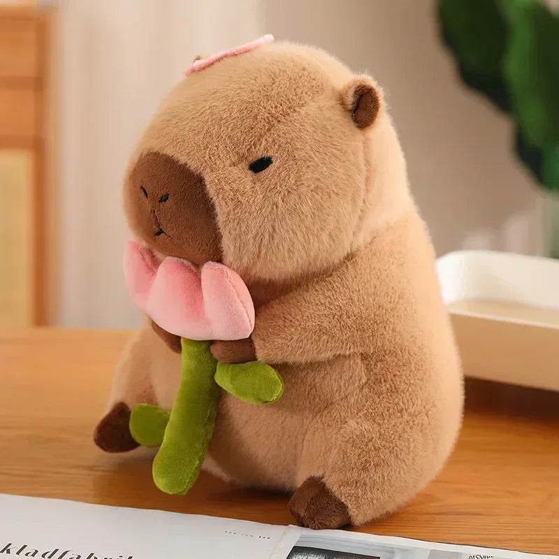 Peluche Capybara Fleur