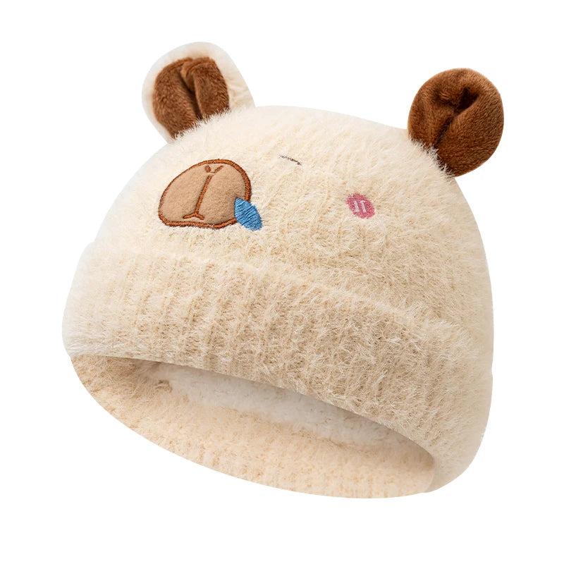 Bonnet Capybara Bébé - khaki / One Size
