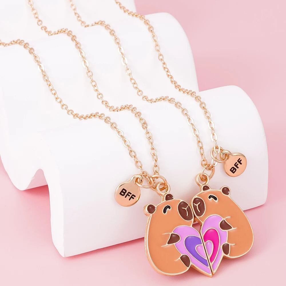 Collier Capybara BFF