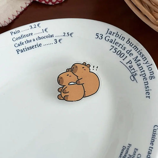 Capybara Pins Plastique - Menace