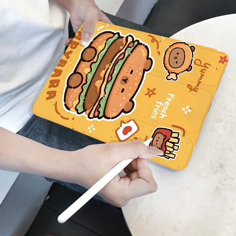 Protection Ipad Capybara Burger
