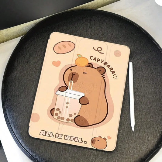 Coque iPad Capybara Mignonne