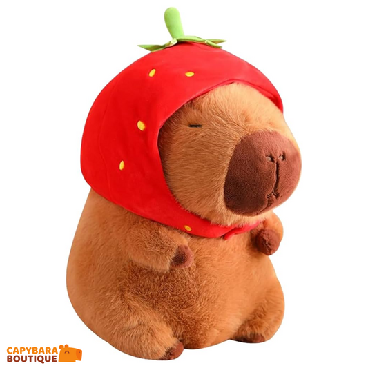 Peluche Capybara Fraise