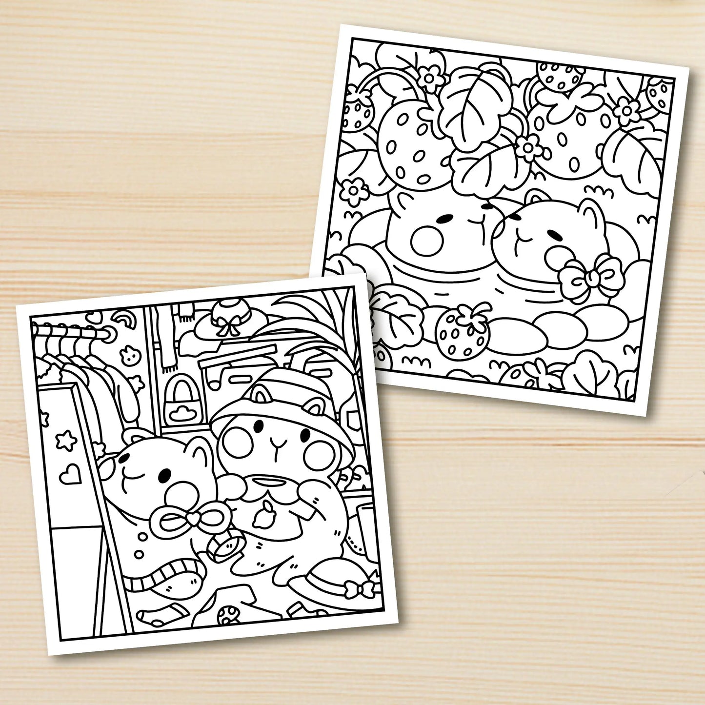 Coloriage Capybara