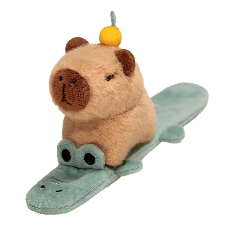 Peluche Bracelet Capybara Crocodile