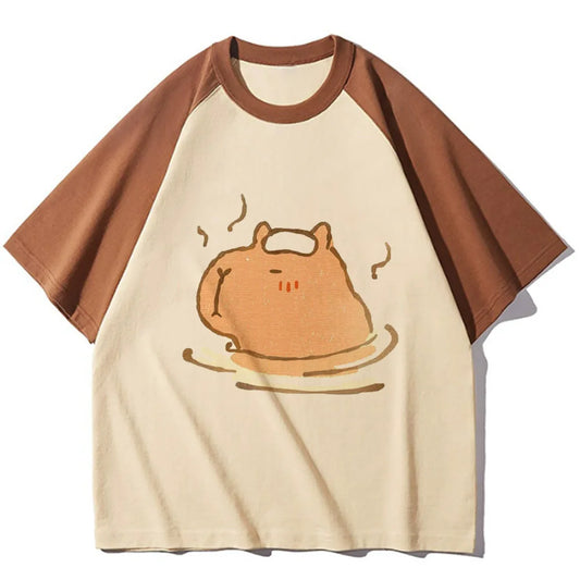 Tshirt Capybara Femme Chill