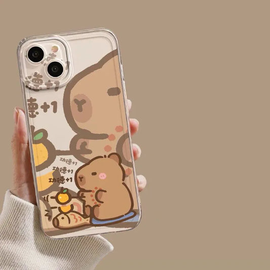 Coque Transparente Samsung Capybara Bébé