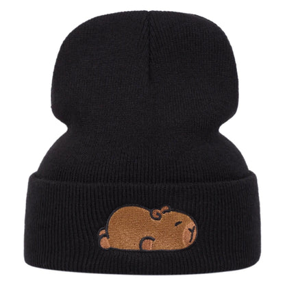 Bonnet Capybara Noir - black