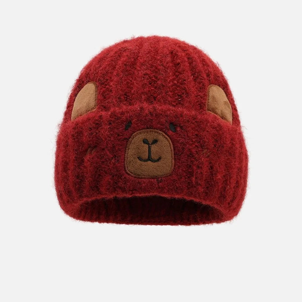 Bonnet Capybara Rouge - Red