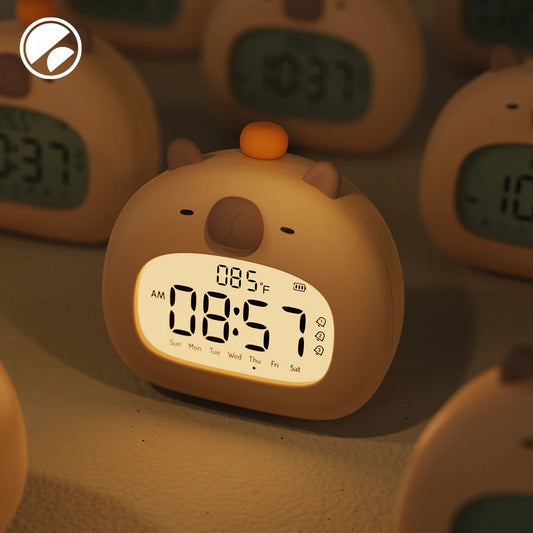 Réveil Capybara LED Mignon