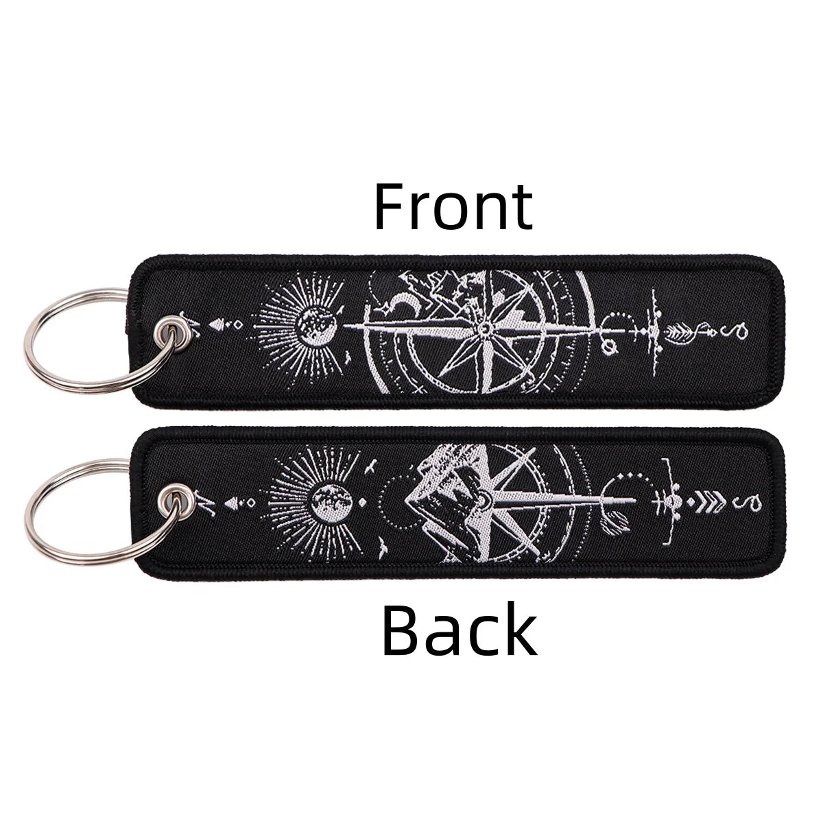 Porte-clé capybara brodé style boho fait main