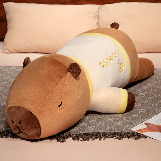 Peluche capybara géante 100 cm