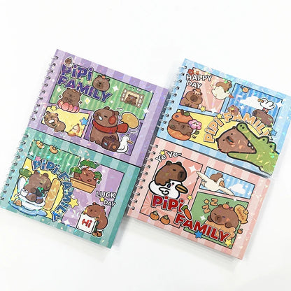 Carnet capybara coloriage