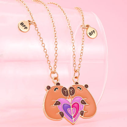Pendentif Capybara Amis