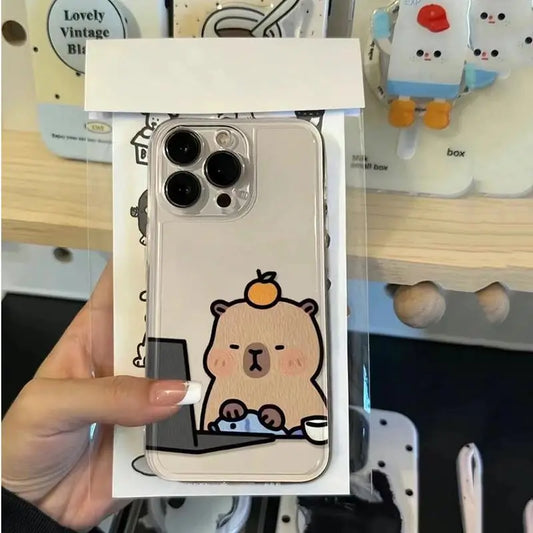 Coque Transparente Samsung Capybara Clementine