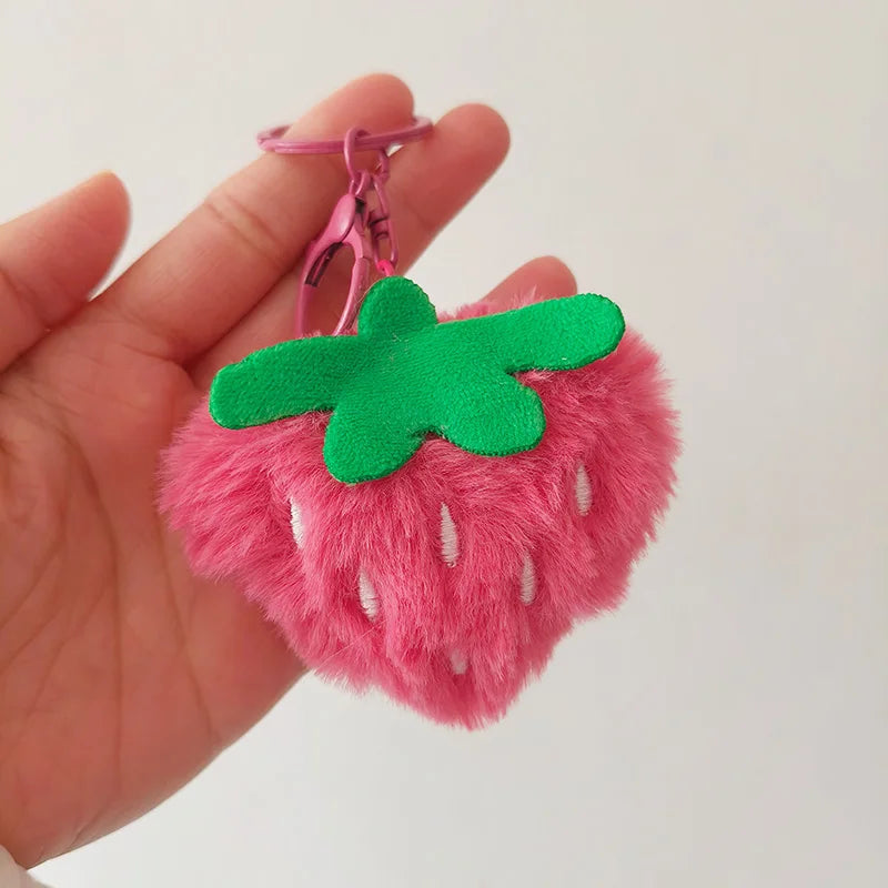 Porte-clé peluche capybara avec étoile pour sac et trousseau