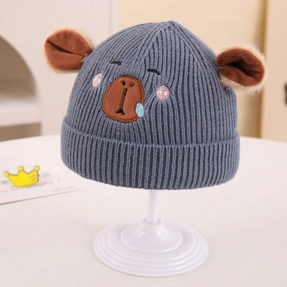 Bonnet Enfant 6 mois Capybara - Blue