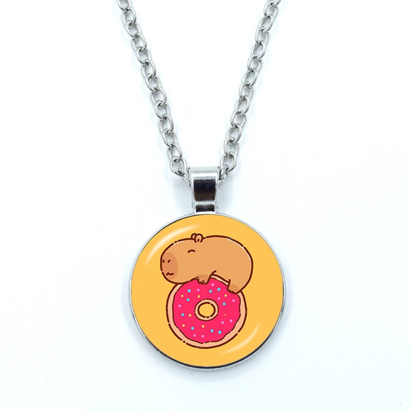 Collier Capybara Donuts