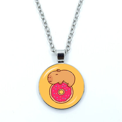 Collier Capybara Donuts