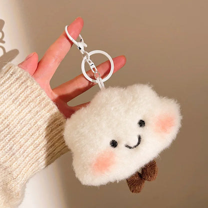 Porte-clé peluche capybara avec étoile pour sac et trousseau