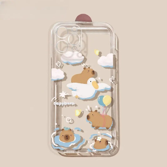 Coque Transparente Samsung Capybara Rigolo