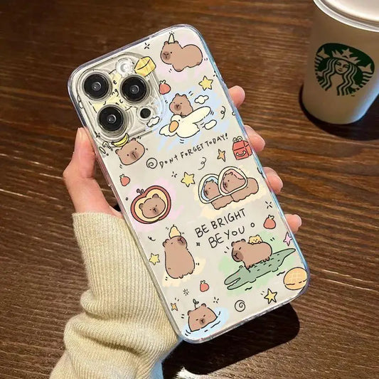 Coque Transparente Samsung Capybara Crocodile
