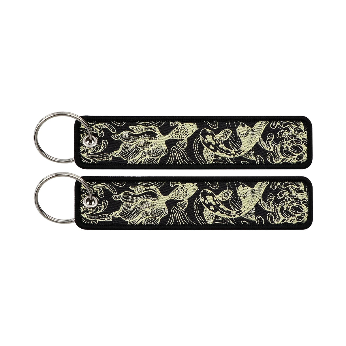 Porte-clé capybara brodé style boho fait main