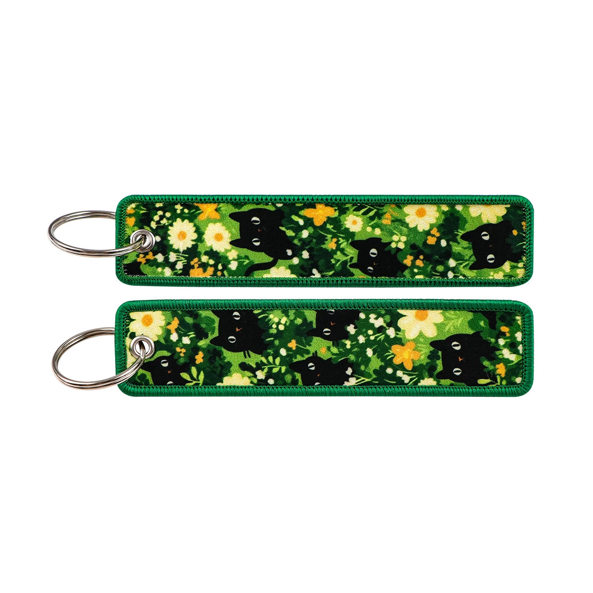 Porte-clé capybara brodé style boho fait main