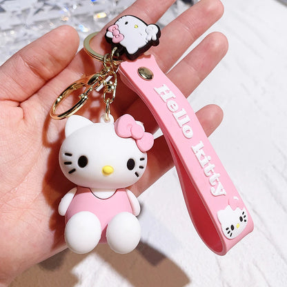 Porte-clé capybara pendentif élégant pour sac à main