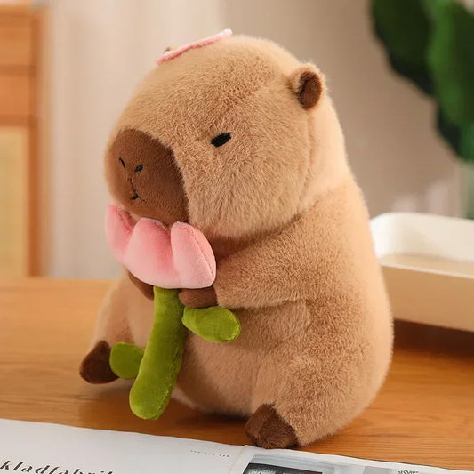 Peluche Capybara Fleur