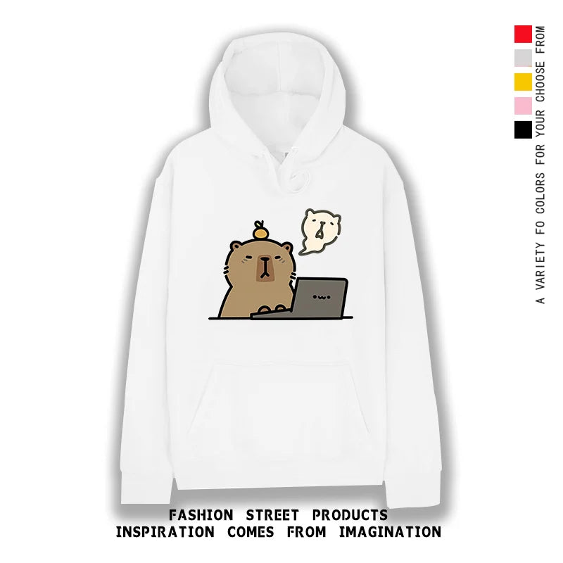Sweat Chill à Capuche Capybara