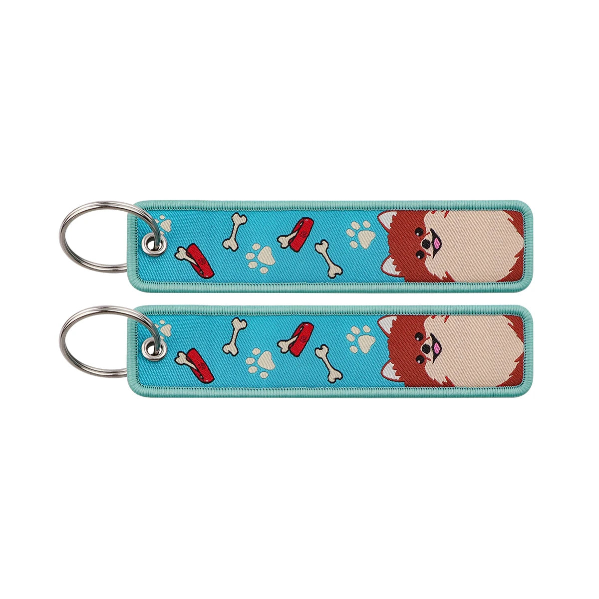 Porte-clé capybara brodé style boho fait main