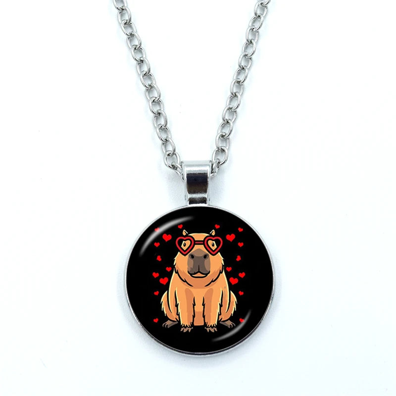 Collier Capybara Amour