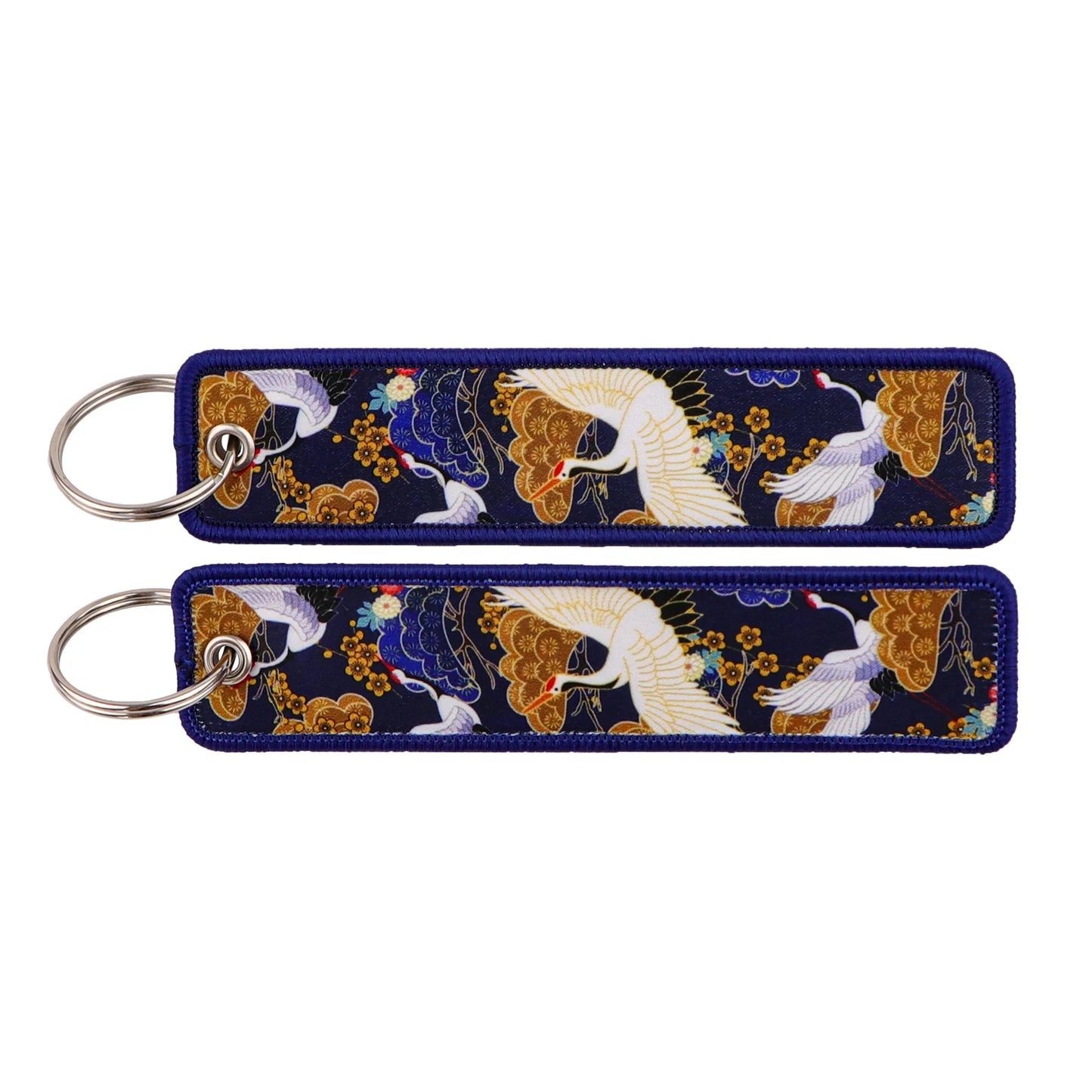 Porte-clé capybara brodé style boho fait main