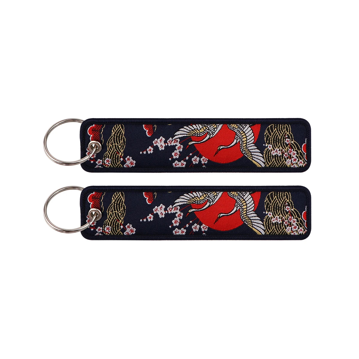 Porte-clé capybara brodé style boho fait main