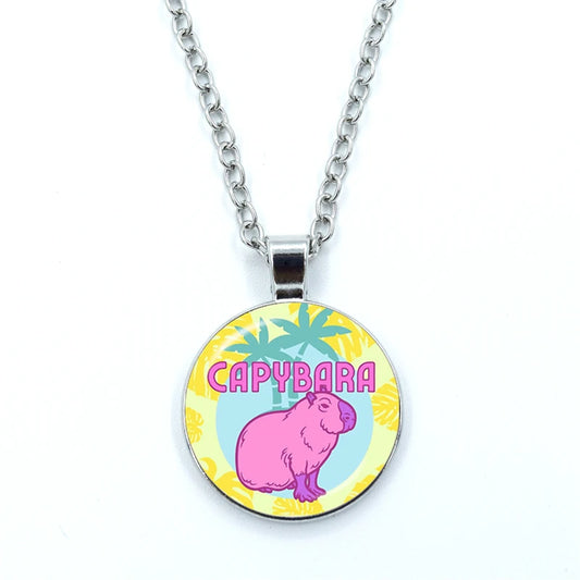 Collier Capybara Rose
