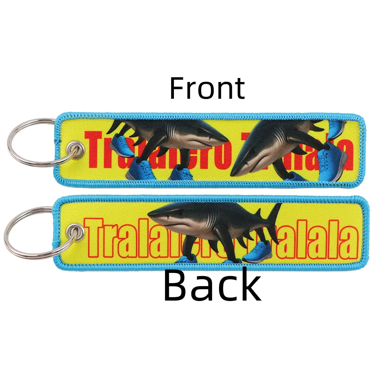 Porte-clé capybara brodé style boho fait main