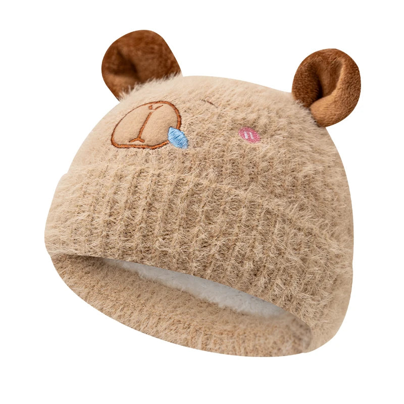 Bonnet Capybara Bébé - khaki / One Size