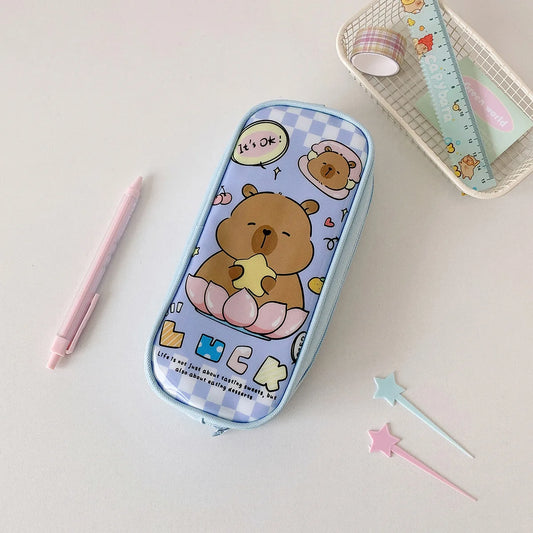 Trousse Bleu Capybara