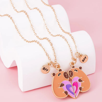 Pendentif Capybara Amis